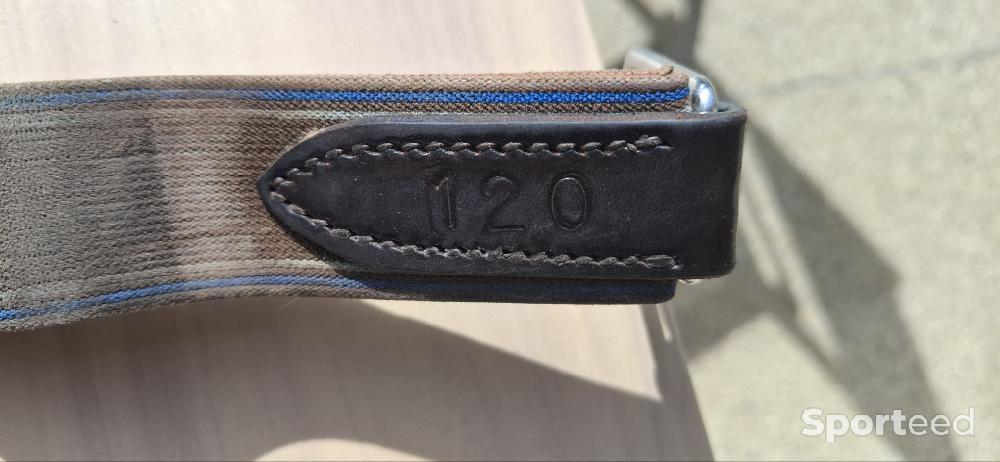 Equitation - Sangle bavette 120 cm.havane stubben - photo 3