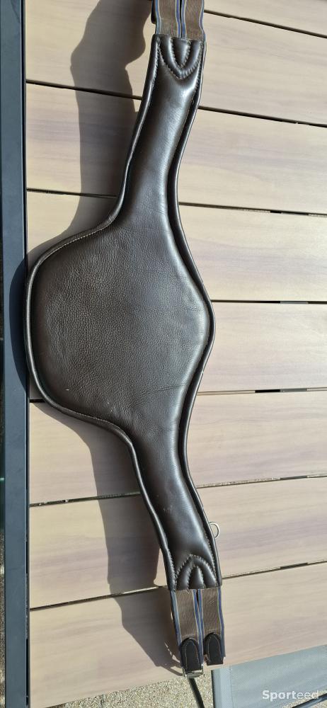 Equitation - Sangle bavette 120 cm.havane stubben - photo 4