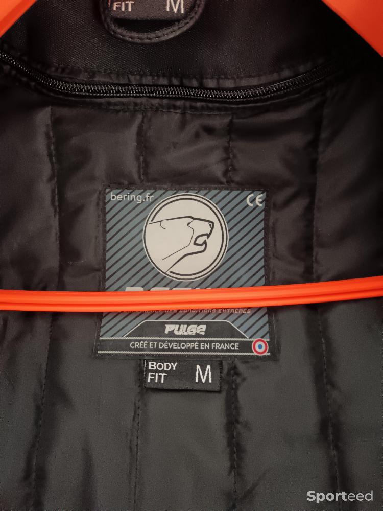 Moto route - blouson moto cuir bering - photo 2