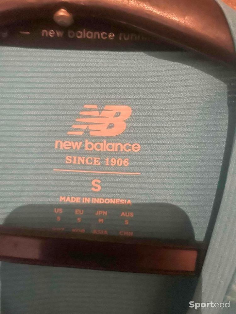 Course à pied route - T-shirt New Balance Running MT03207VL S - photo 3