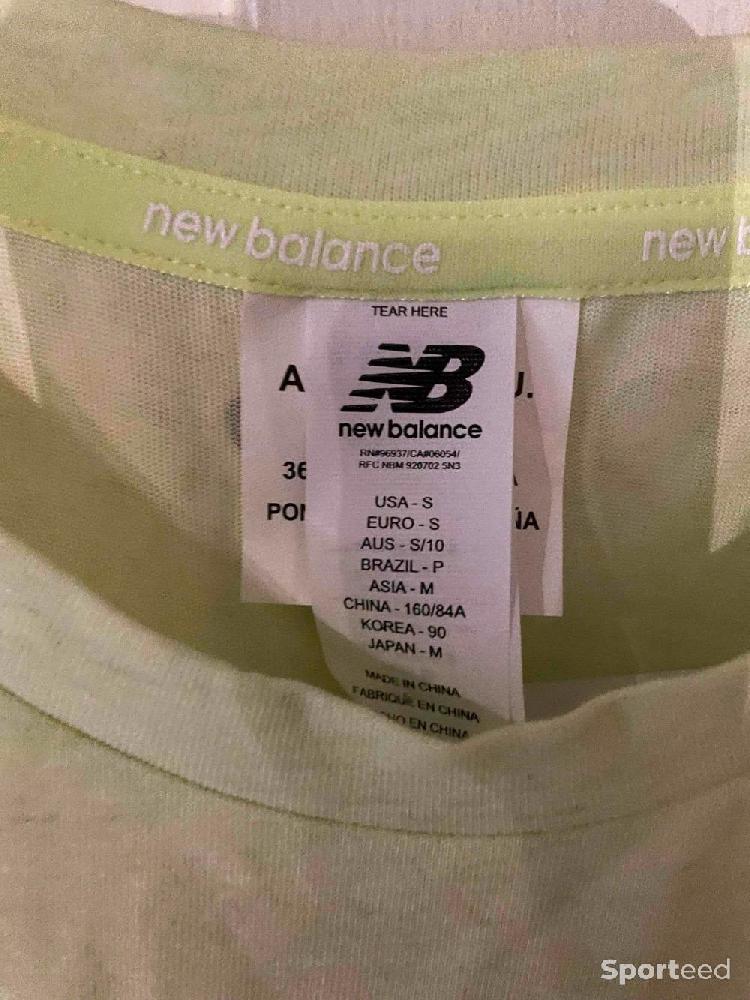 Course à pied route - T-shirt New Balance Running WT73123 S  - photo 3