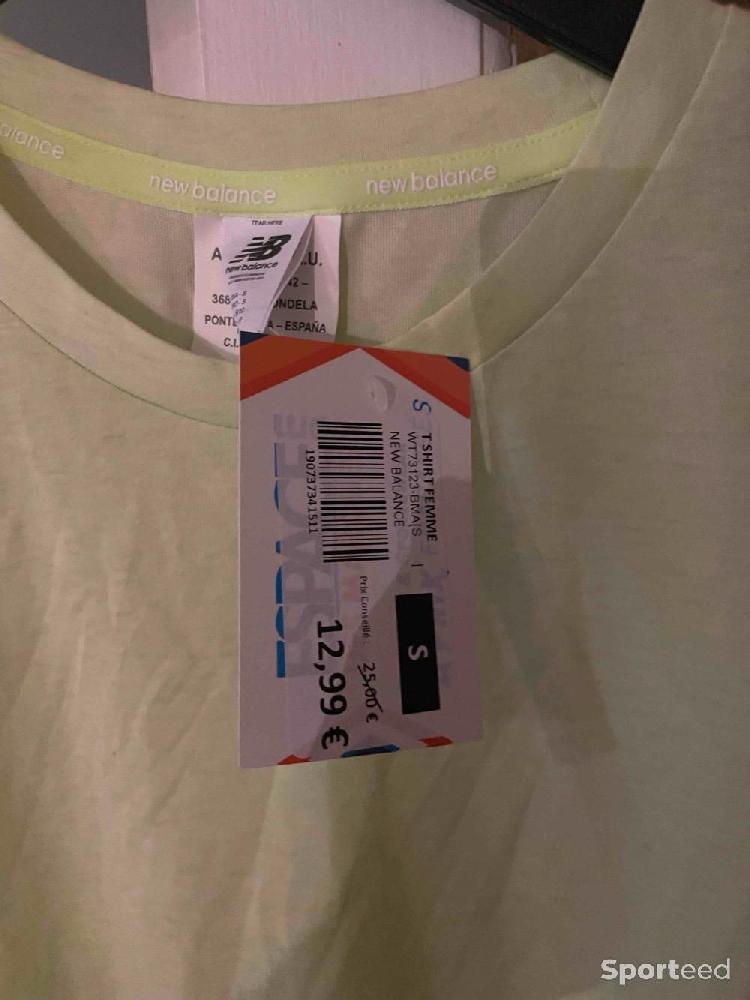 Course à pied route - T-shirt New Balance Running WT73123 S  - photo 4