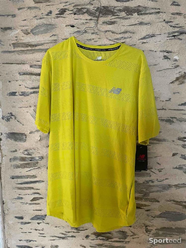 Vélo route - T-shirt New Balance Running MT13277SYE - photo 1