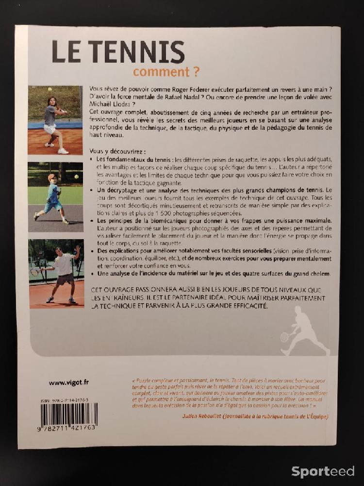 Librairie du sportif - Livre Le Tennis Comment ? Franck Borrel  - photo 3