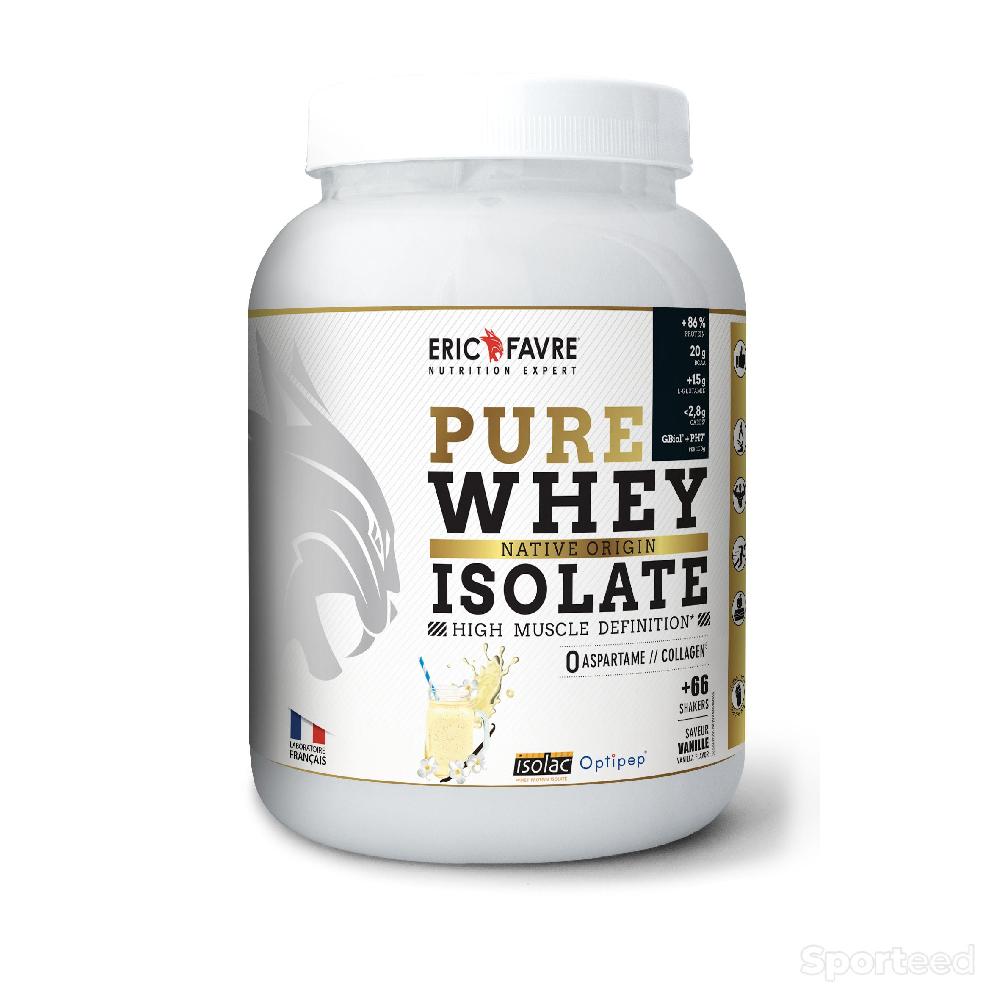 Musculation - Pot de Pure Whey Vanille Eric Favre - photo 1