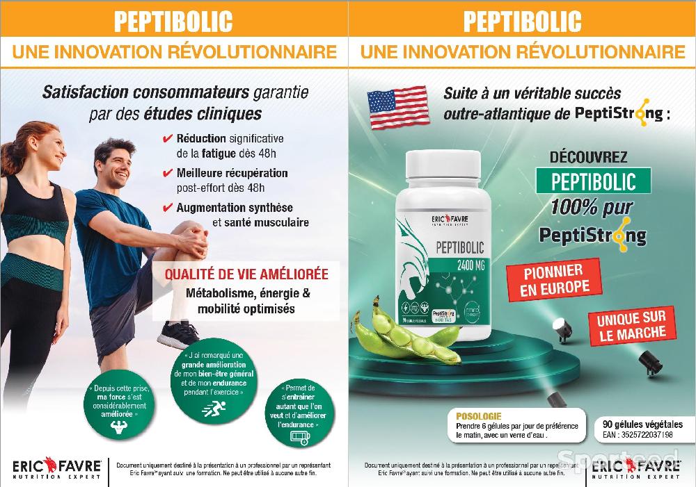 Musculation - Comprimés de Peptibolic Eric Favre - photo 1