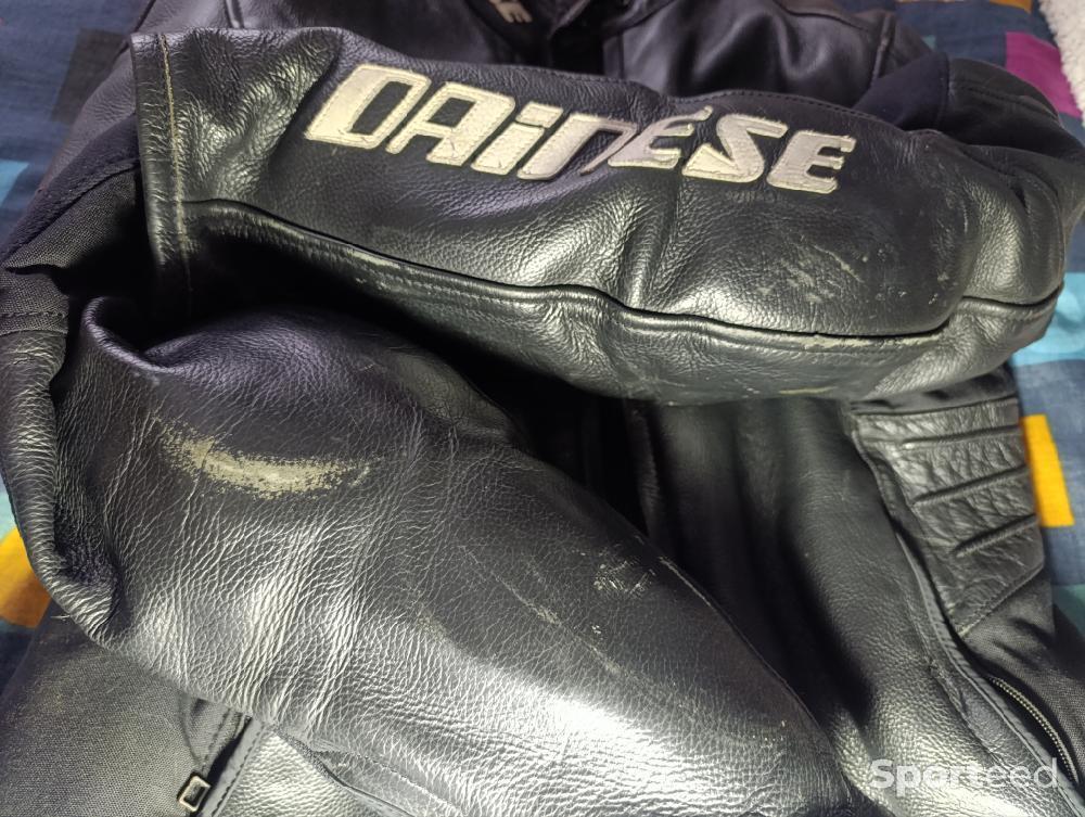 Moto route - Blouson moto cuir DAINESE femme - photo 3