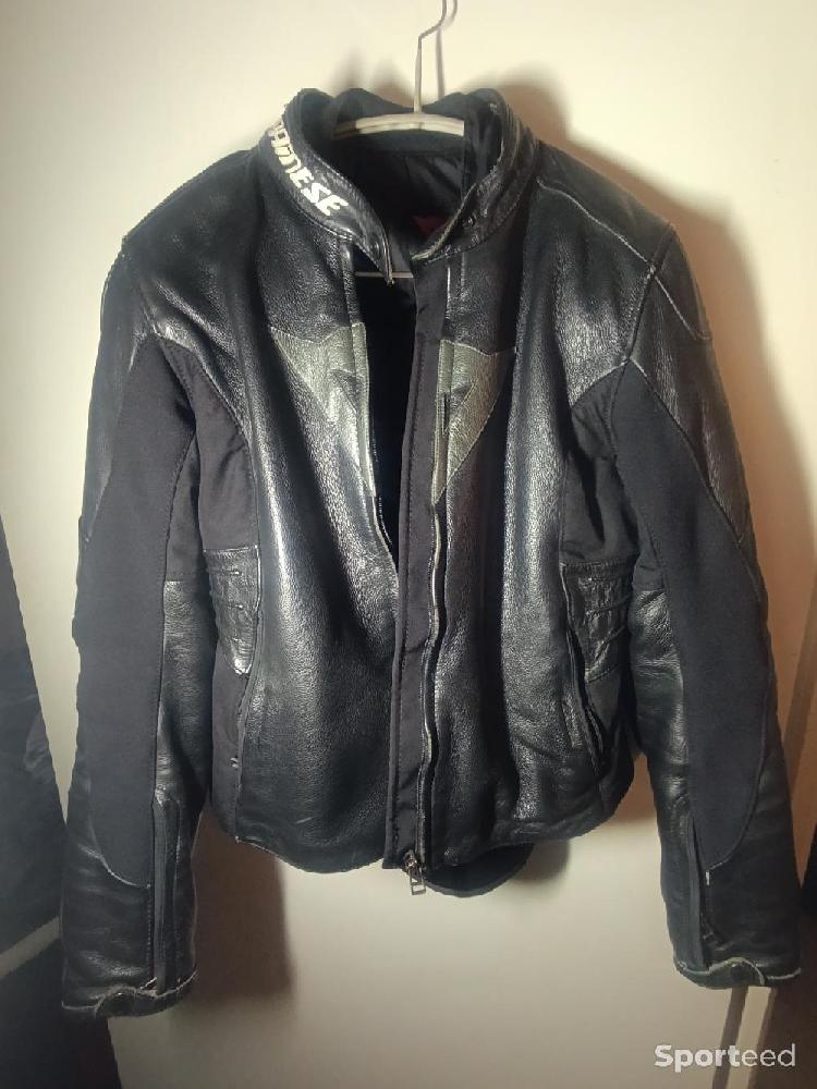 Moto route - Blouson moto cuir DAINESE femme - photo 1