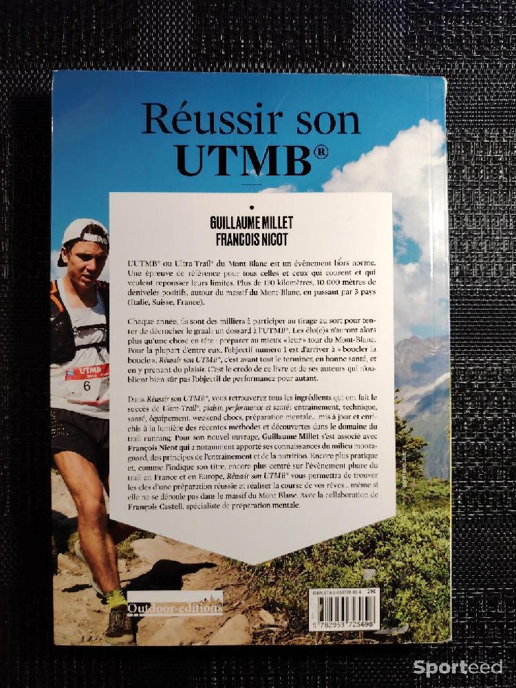 Librairie du sportif - Réussir son UTMB - Guillaume Millet, François Nicot  - photo 2