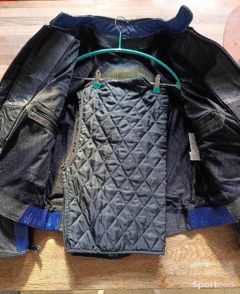 Moto route - Blouson moto cuir - photo 2