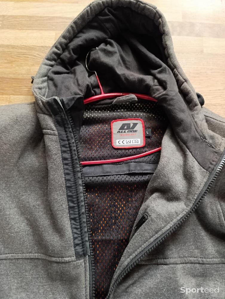 Moto route - Veste gilet capuche moto - photo 3