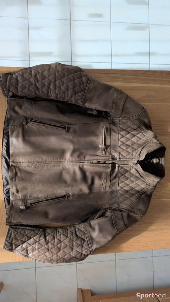 Moto route - Blouson cuire Triumph Motocycles - photo 1