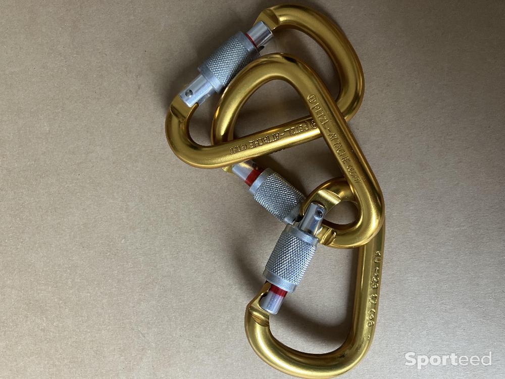Alpinisme - LOTS DE 8 MOUSQUETONS & 2 DESCENDEURS - photo 3