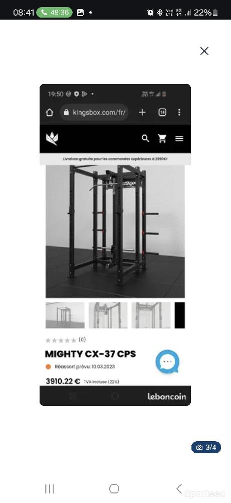 Musculation - Rack de marque kingsbox - photo 3