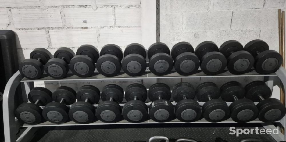 Musculation - Haltère avec rack - Technogym  - photo 1