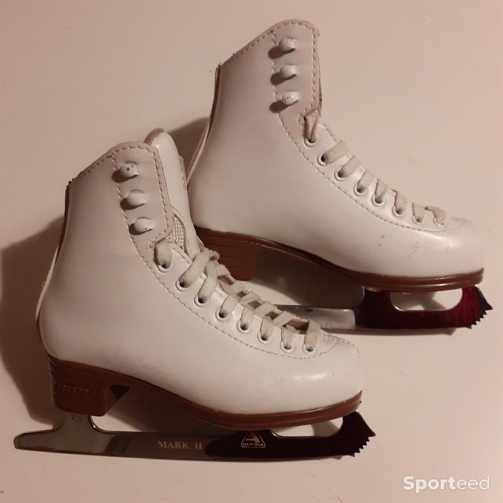 Patinage - Patins à glace artistique Jackson Excel blancs  - photo 1
