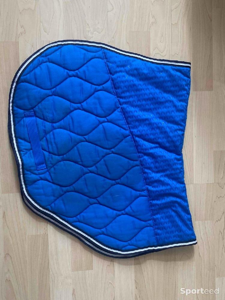 Equitation - Lot d’un amortisseur/ tapis bleu taille cheval - photo 2