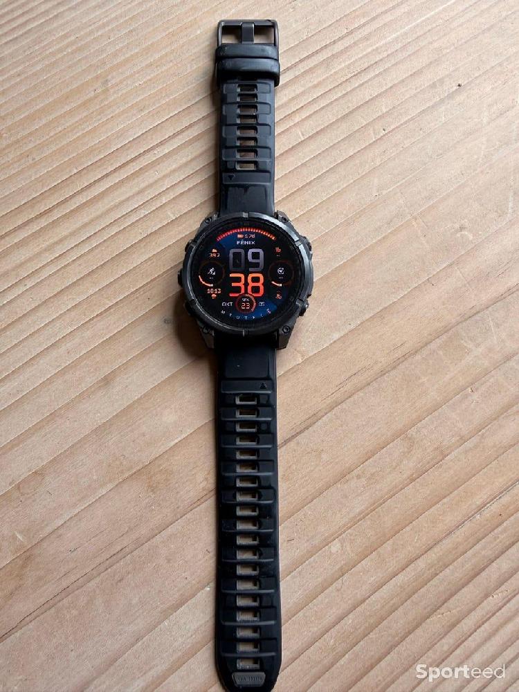 Course à pied trail - Garmin Fenix 8 47 mm AMOLED saphir gris carbone - photo 2