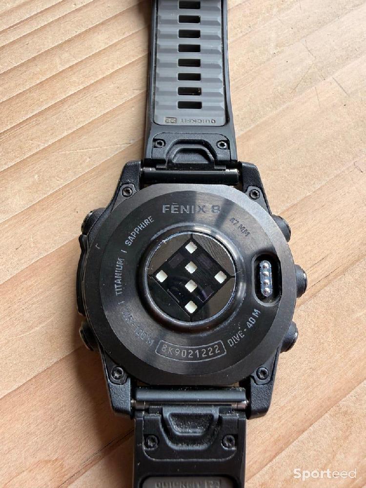 Course à pied trail - Garmin Fenix 8 47 mm AMOLED saphir gris carbone - photo 3