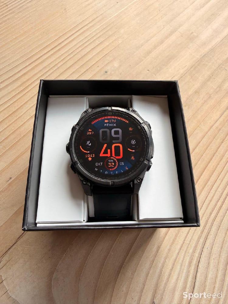 Course à pied trail - Garmin Fenix 8 47 mm AMOLED saphir gris carbone - photo 4