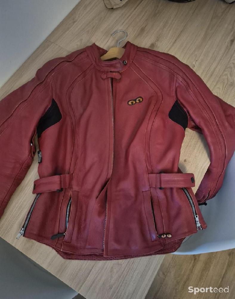 Moto route - Manteau moto cuir femme T.40/42 - photo 2
