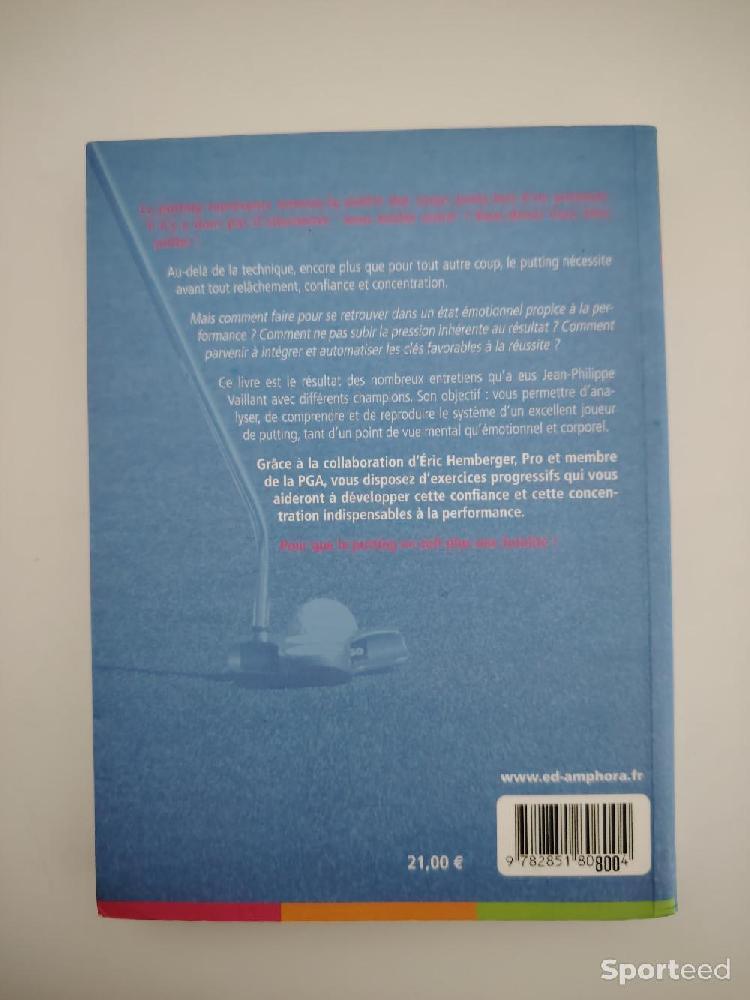 Librairie du sportif - Livre GOLF Putter Mind - La méthode pour Scorer - Jean-Philippe Vaillant, Eric Hemberger - Amphora - photo 2