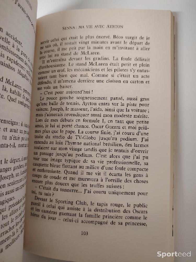 Librairie du sportif - Ma vie avec Ayrton Senna - Adriane Galisteu - photo 5