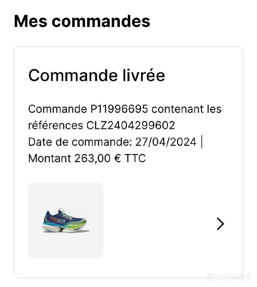 Course à pied route - HOKA Cielo X1 Carbon Taille 42 2/3 neuves - photo 5