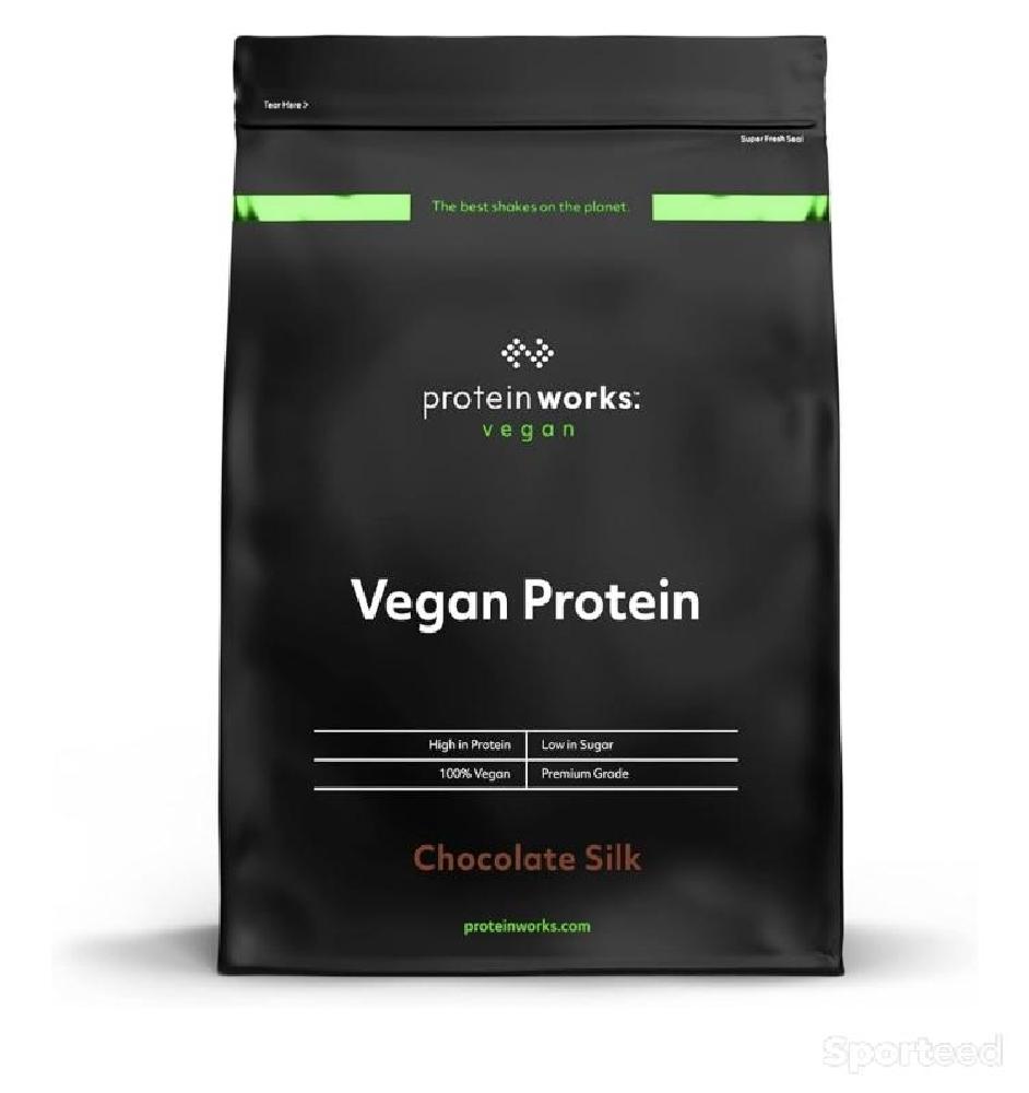 Nutrition sportive - Sachet protéine vegan 1kg goût chocolat - photo 1
