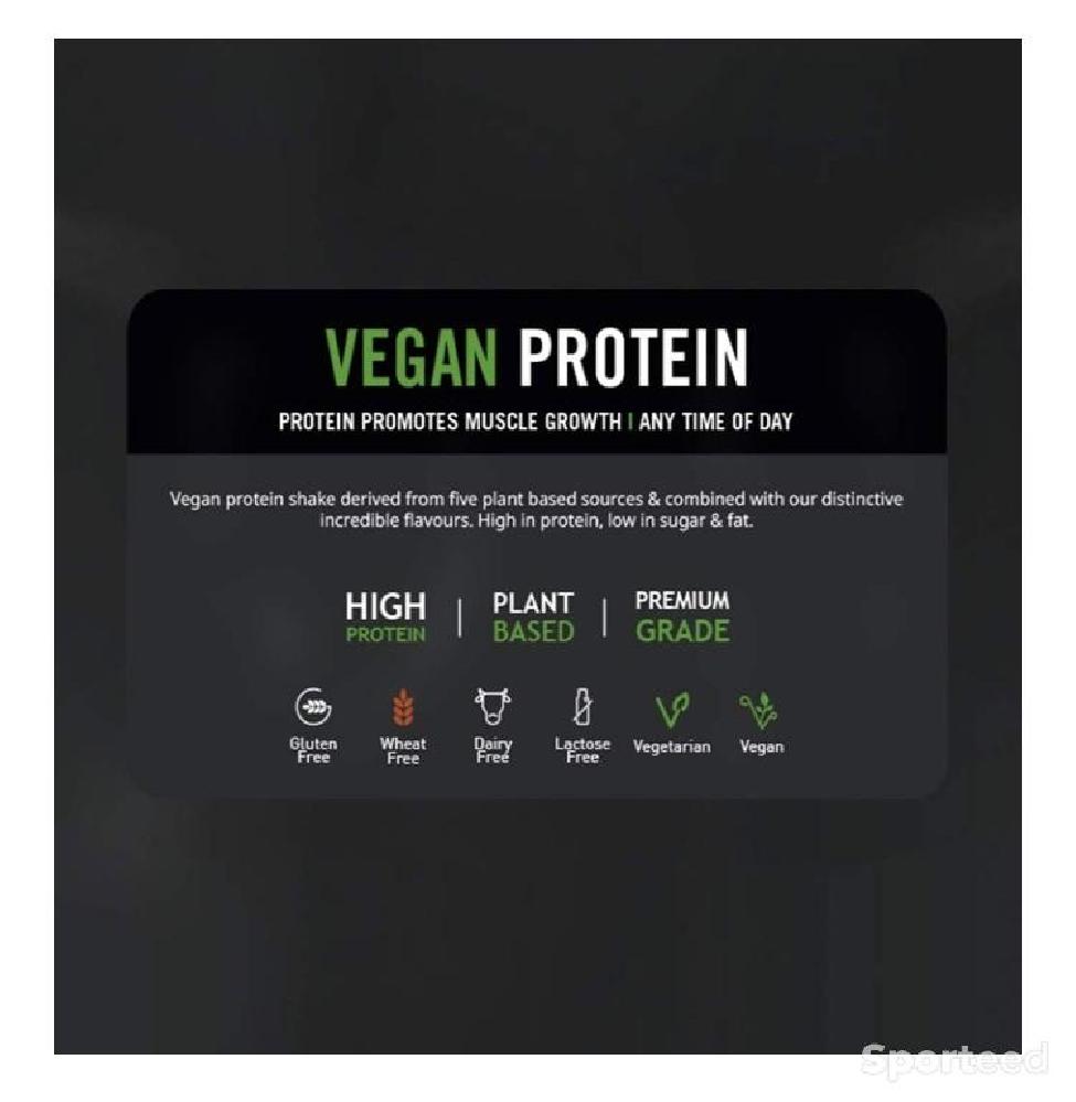 Nutrition sportive - Sachet protéine vegan 1kg goût chocolat - photo 2