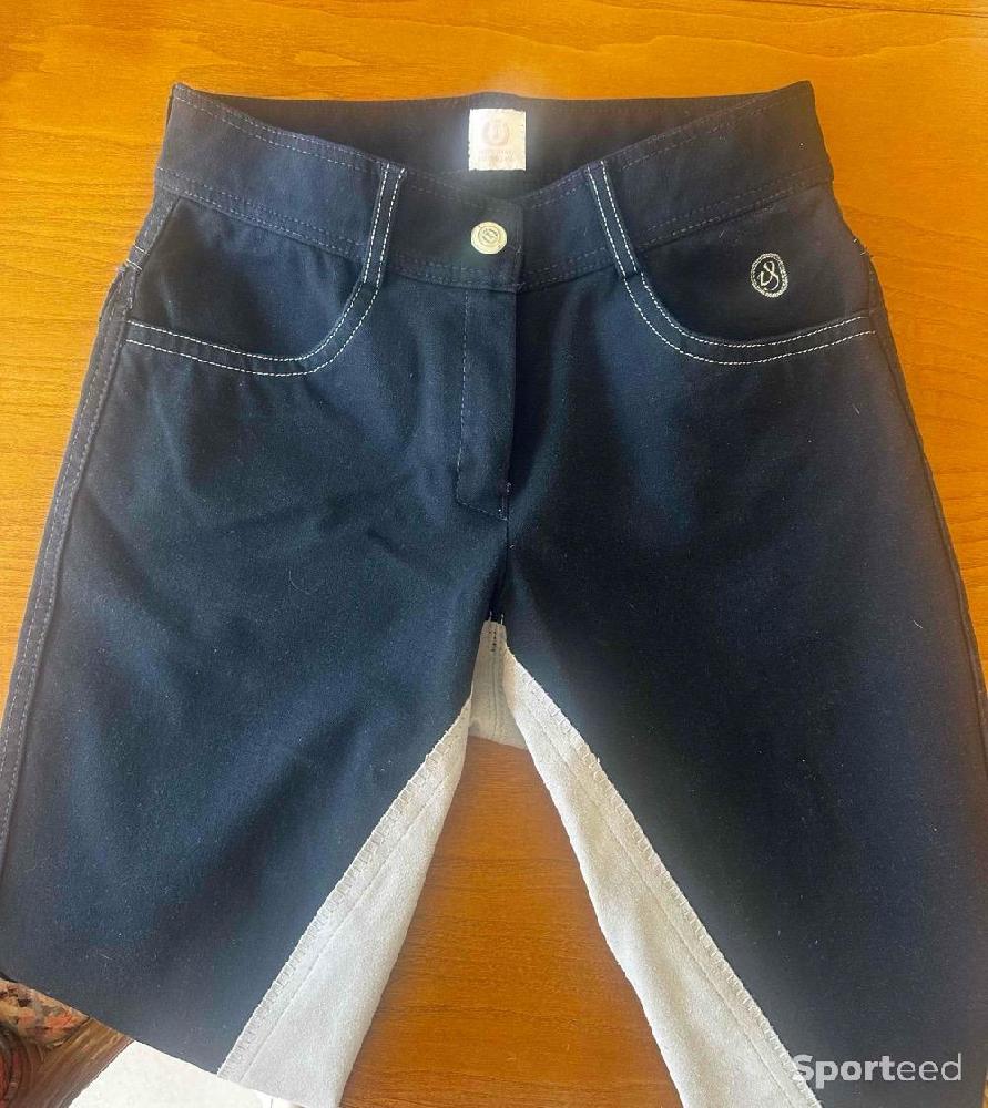 Equitation - Pantalon d’équitation bleu marine  - photo 1