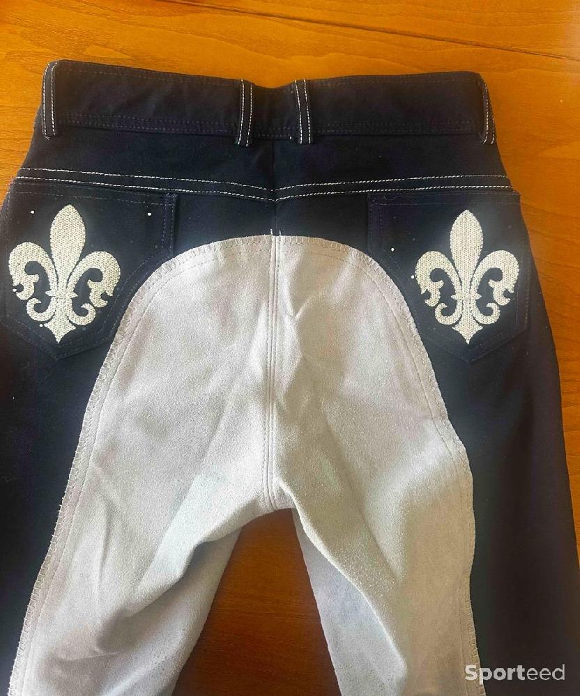 Equitation - Pantalon d’équitation bleu marine  - photo 2