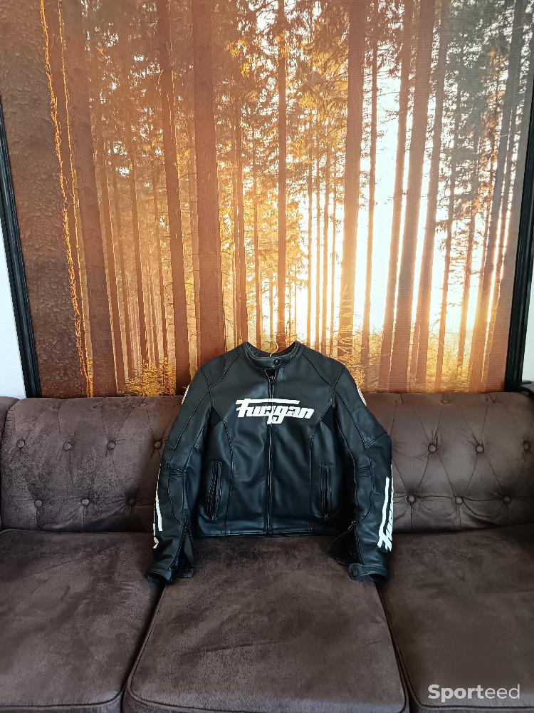 Moto route - Blouson Cuir Moto Furygan - photo 4