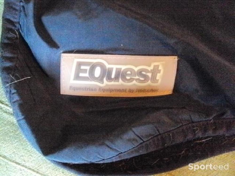 Equitation - couvre-rein Equest - 135 cm - imperméable - intérieur polaire - photo 2