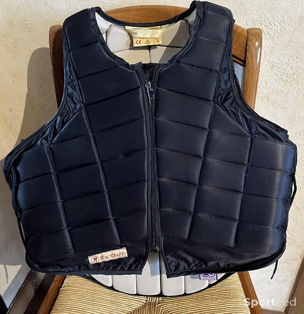 Equitation - Gilet de protection / cross noir Racesafe - photo 1