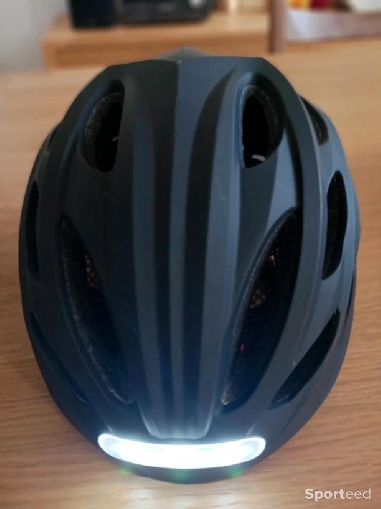 Vélo électrique - Casque Noir Lumineux - photo 5