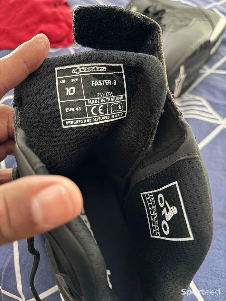 Moto route - Chaussures Faster 3 Alpinestars  - photo 3