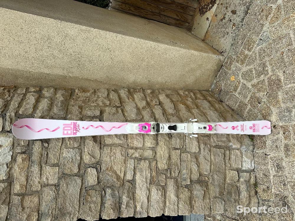 Ski alpin - SKIS NEUFS EDL Octobre rose édition limitée - photo 3