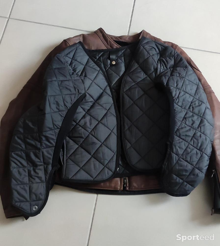 Moto route - Blouson cuir Moto  - photo 2