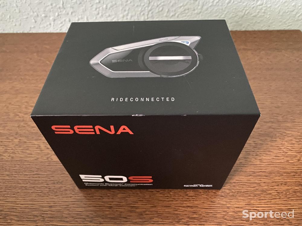 Moto route - Kit de communication intercom moto Bluetooth SENA 50S solo neuf  - photo 1