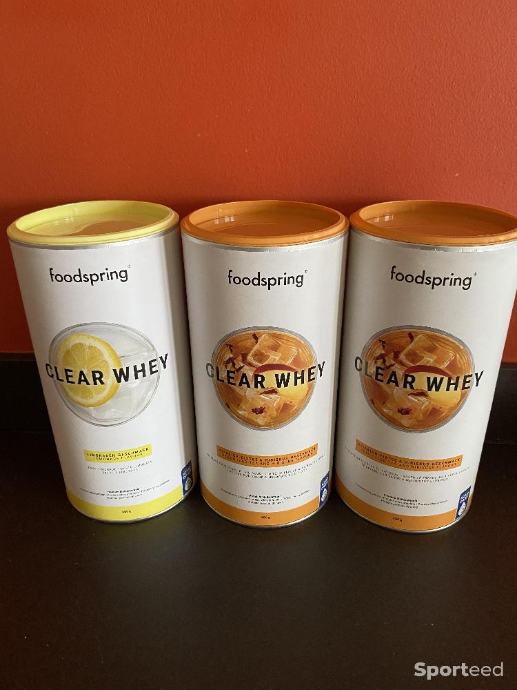Nutrition sportive - Lot 3 pots de clear whey (Foodspring) - photo 1