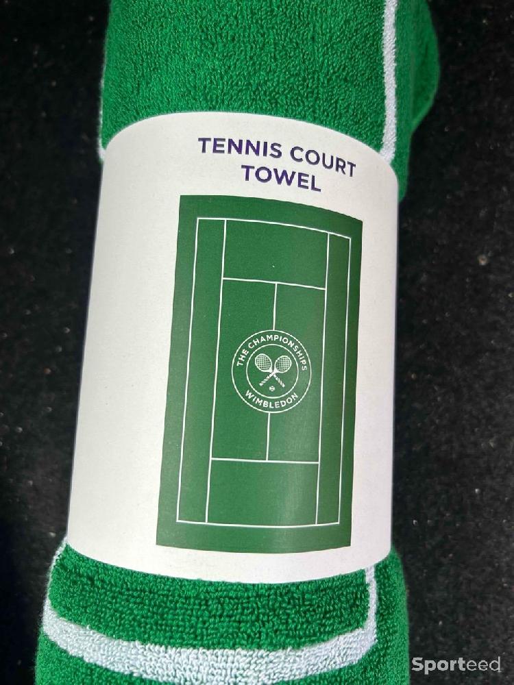 Tennis - 2 SERVIETTES  DE COURT DE TENNIS WIMBLEDON - photo 2