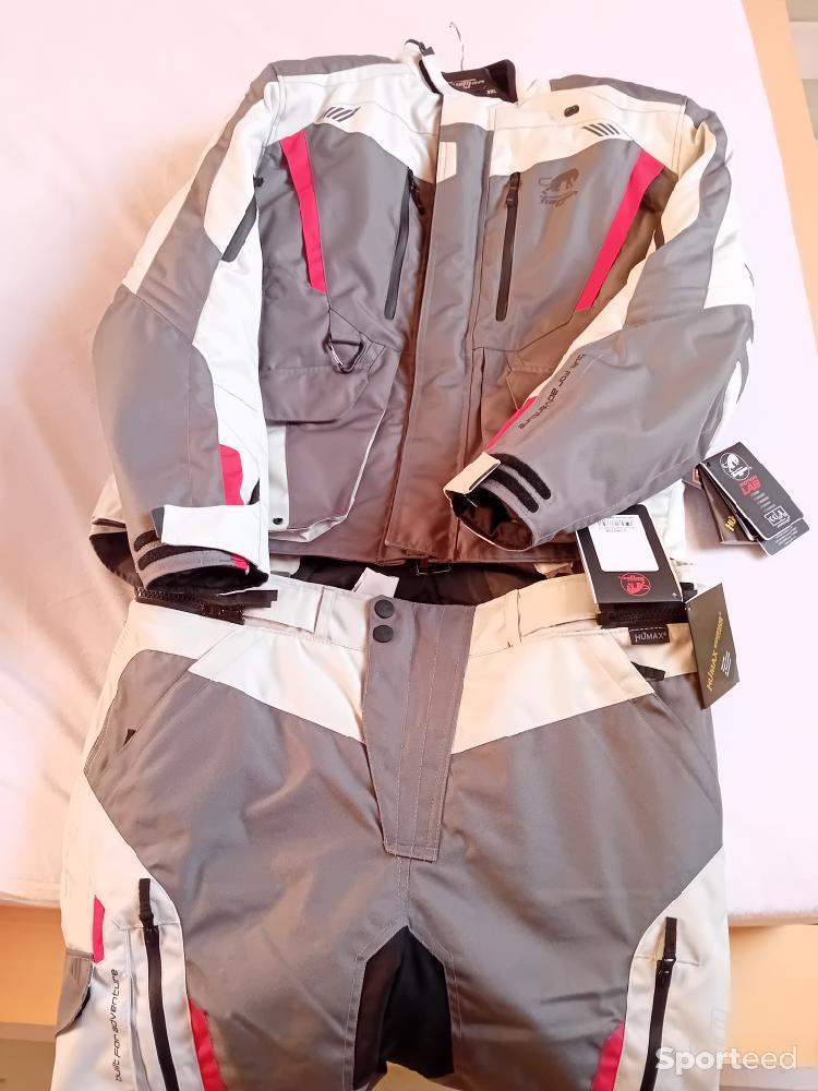 Moto route - Ensemble blouson pantalon moto Furygan taille 3xl  - photo 3