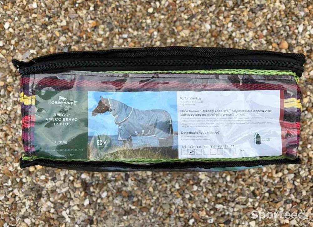 Equitation - Amigo Couverture Turnout Eco Bravo 12 Plus 0g /taille 125cm - photo 2
