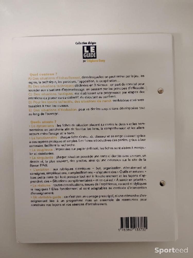Librairie du sportif - Le Guide du Volley-ball 80 fiches échauffement technique tactique évaluation - Éditions EPS - Jean-Charles Thévenot - photo 2