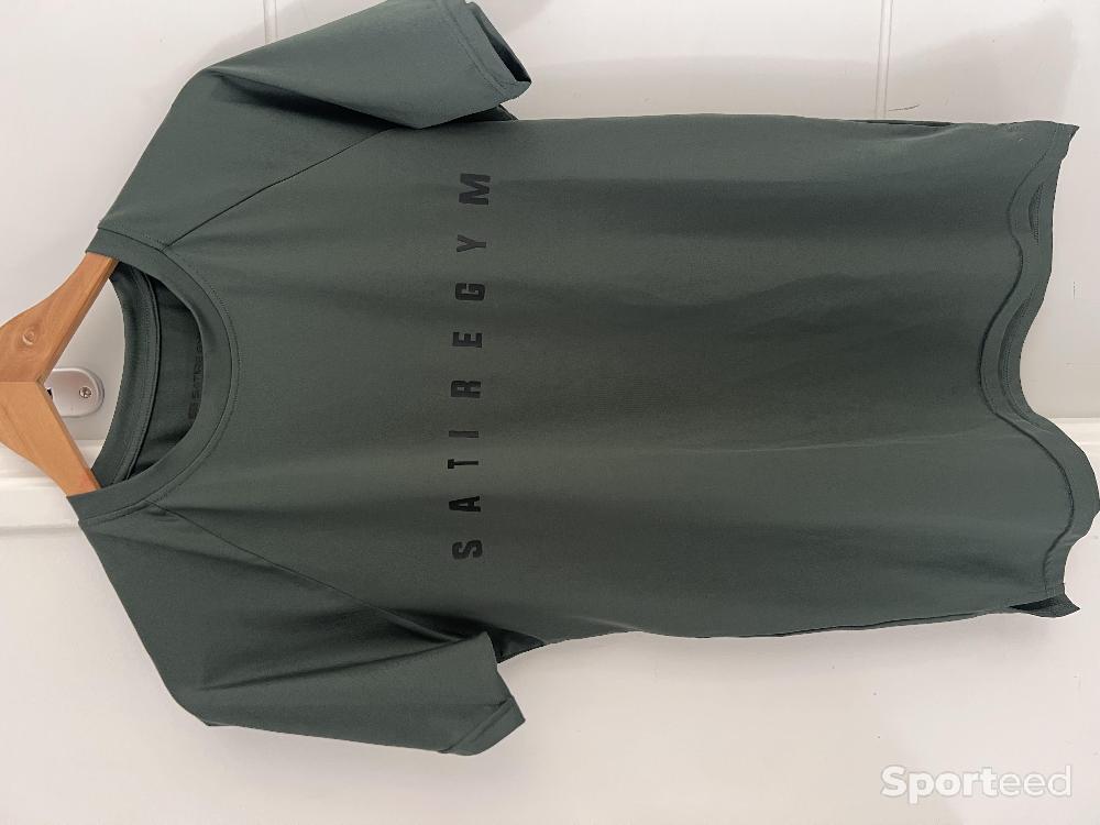 Fitness / Cardio training - Tee shirt homme vert foncé  - photo 2