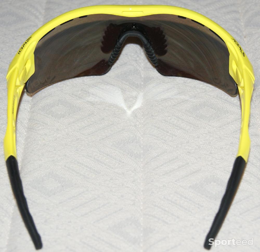 Vélo route - Lunettes sport marque 'EKOI' - modèle 'Perso Evo 2' - jaunes - photo 2