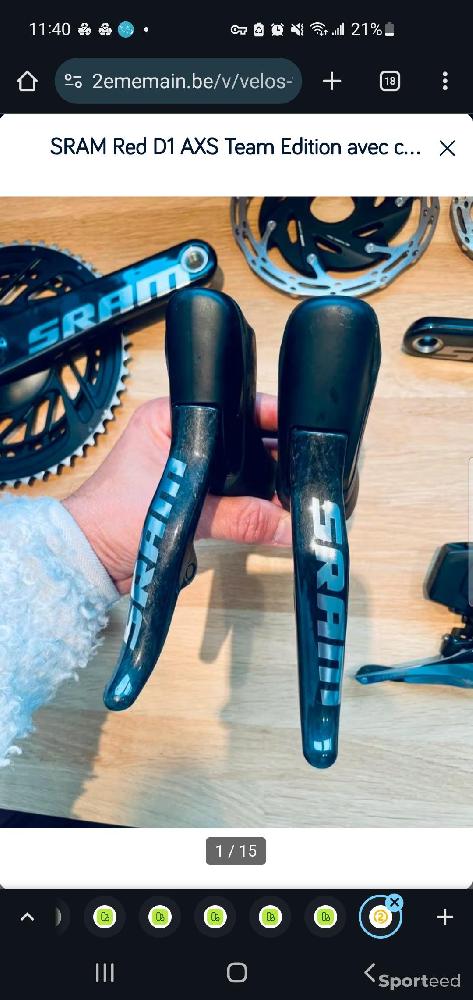 Vélo route - Groupe SRAM Red D1 AXS Team Edition complet - photo 2