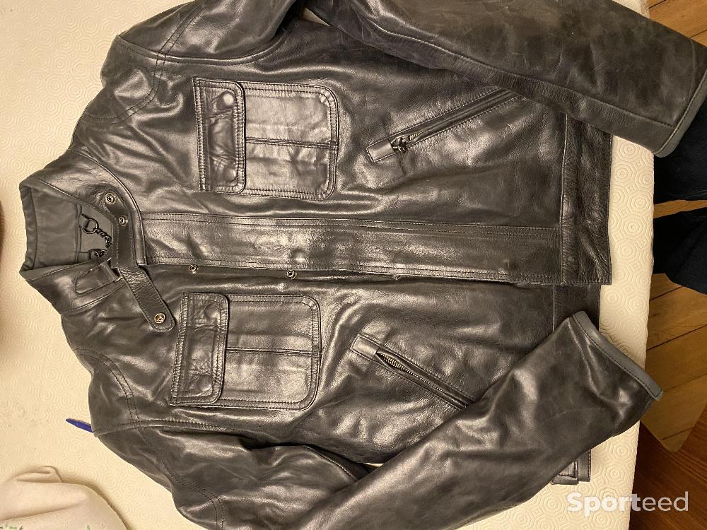 Moto route - Blouson homme cuir - photo 1