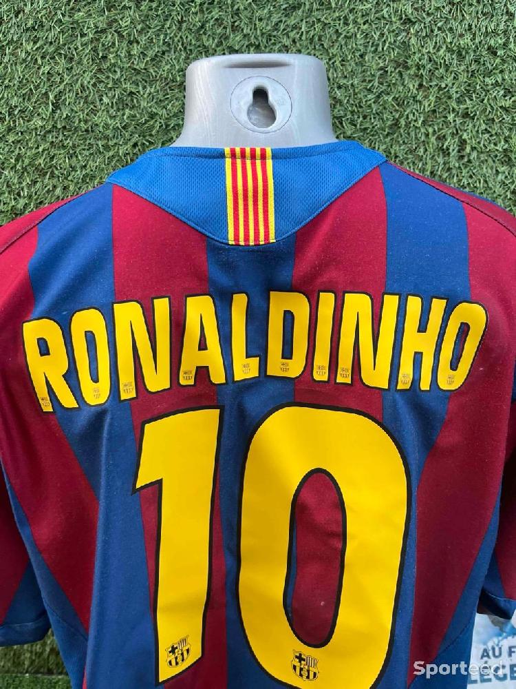 Football - Maillot Ronaldinho Barcelone  - photo 4